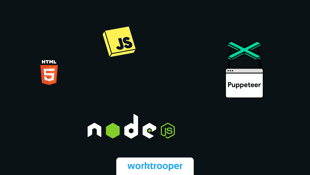 Tools used while working in worktrooper.