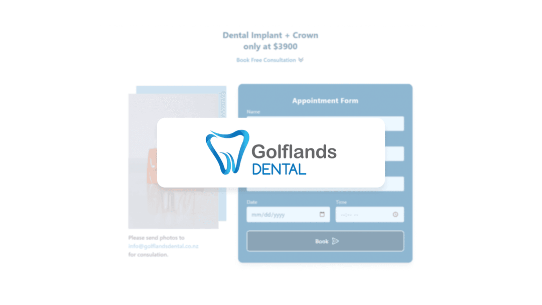 Demo of Golflands Dental.